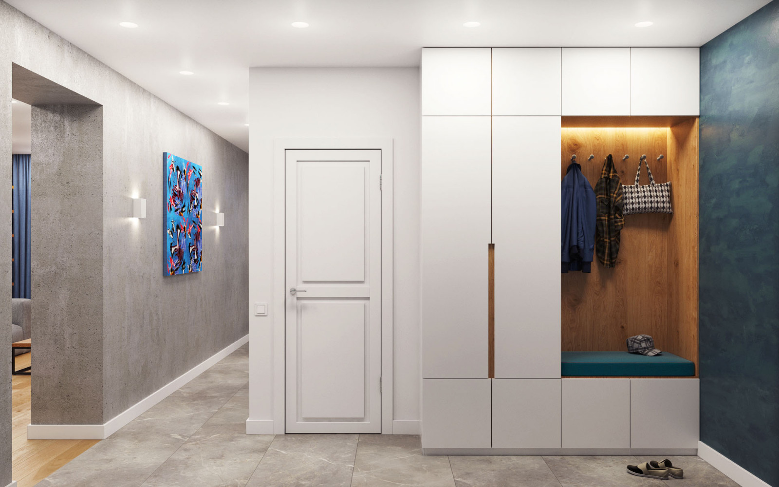 Интерьеры трехкомнатной квартиры в ЖК "Изумрудный" г. Самара