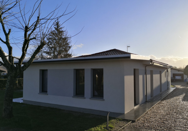 Extension de maison individuelle contemporary-house-exterior