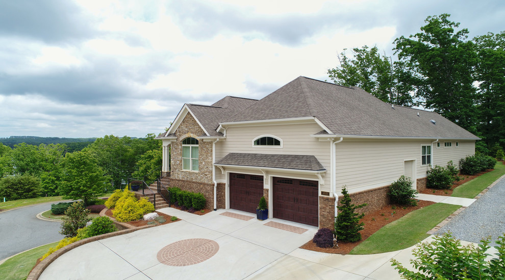 Custom ranch home. Harbour Point. Lake Lanier.