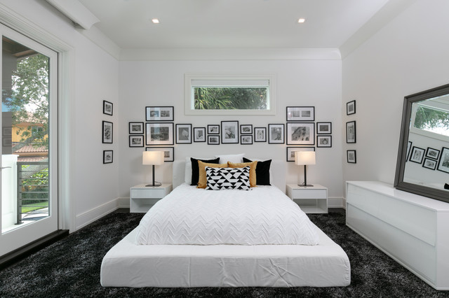 Oyster Bay contemporaneo-dormitorio