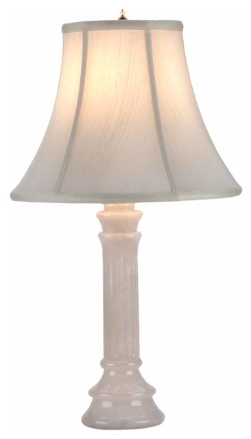 antique alabaster table lamp