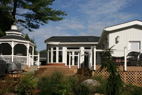 White Porch & Sunroom Build