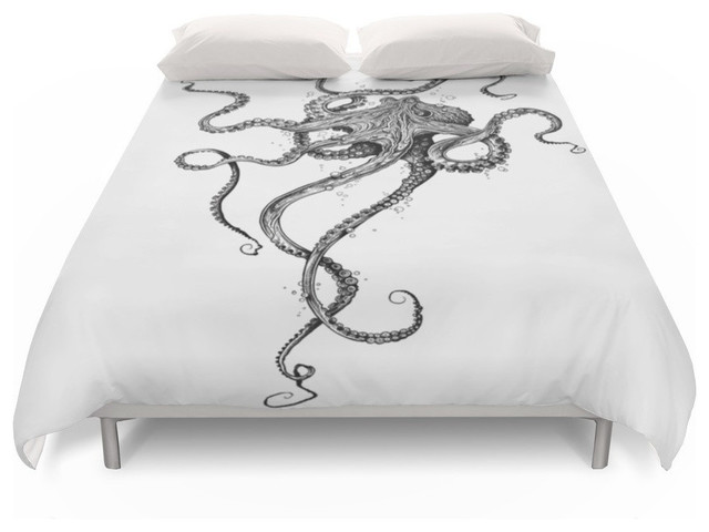 Octopus Duvet Cover Beach Style Duvet Covers And Duvet Sets