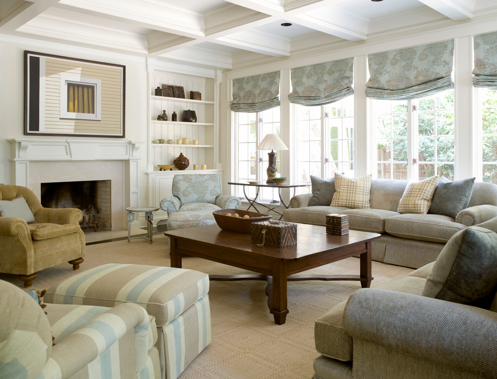 southern colonial living room