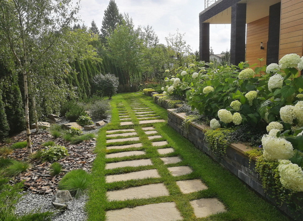 Ispirazione per un giardino minimal di medie dimensioni