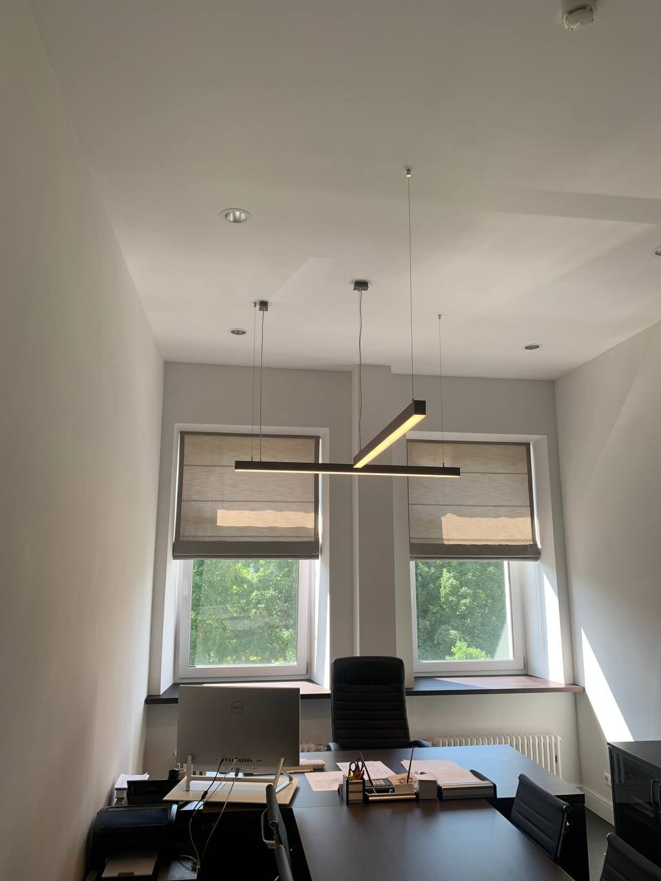 Римские шторы в офис