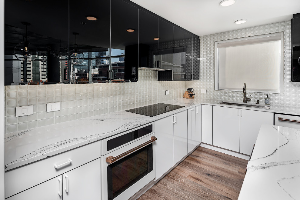 Small Contemporary Kitchen Design Charlotte, NC Contemporary