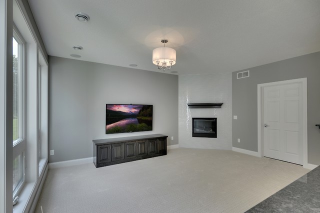 Custom home 58th transitional-basement