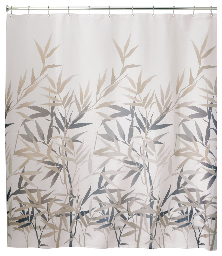 Idesign Anzu Fabric Shower Curtain 72 X72 Asian Shower