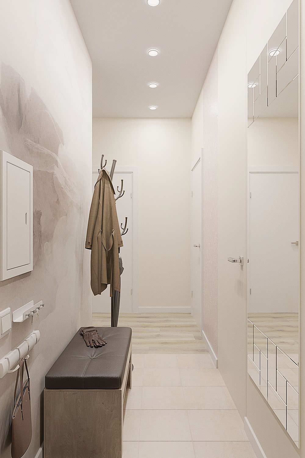 Проект Холла в ЖК «Микрогород в лесу».