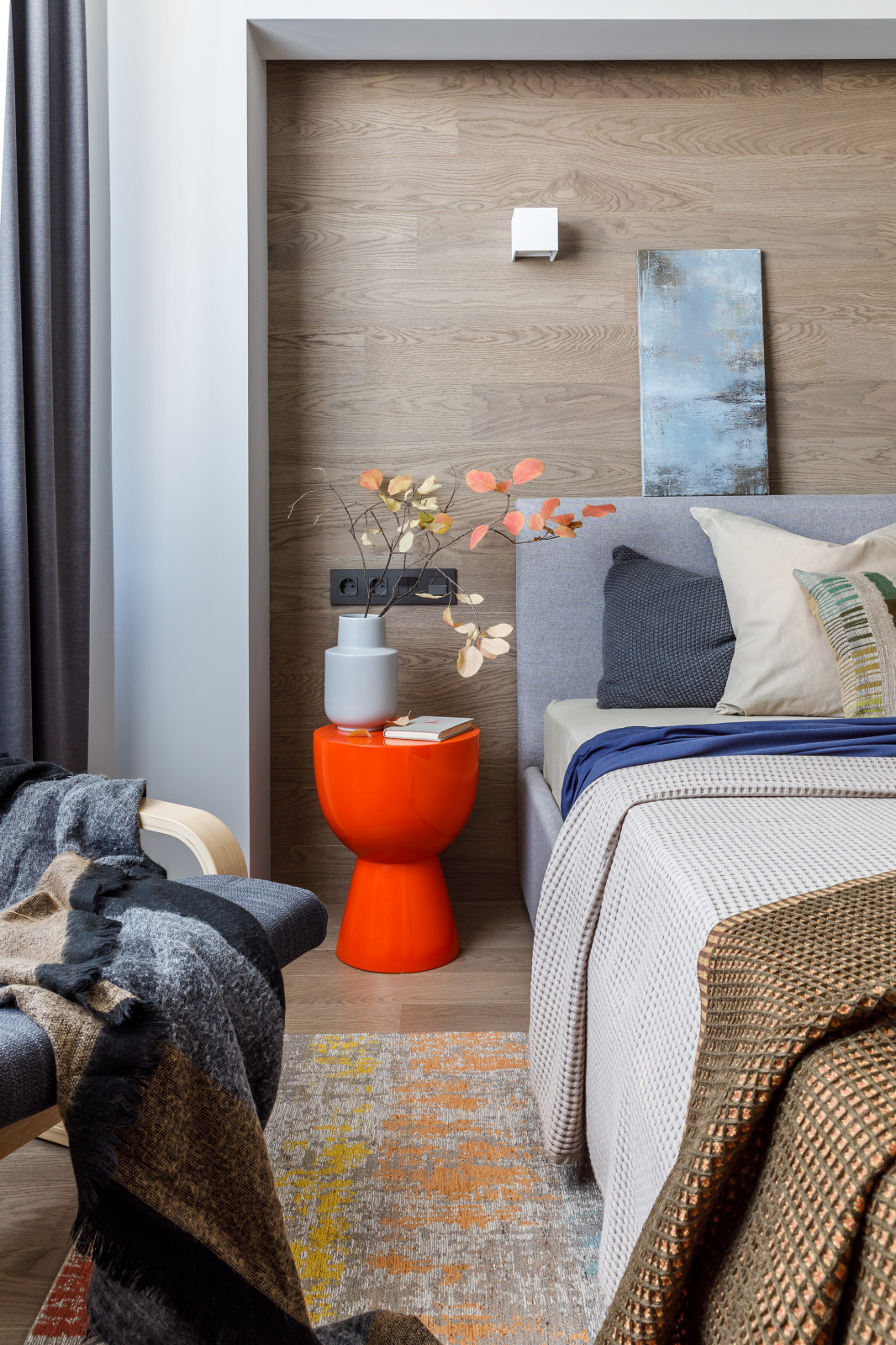 Квартира с цветными акцентами