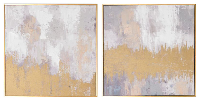 S/2 Laguna Mist Framed Canvas