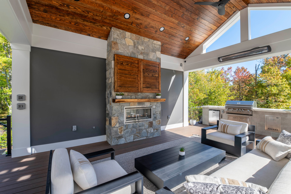 Inspiration for a transitional home design remodel in DC Metro