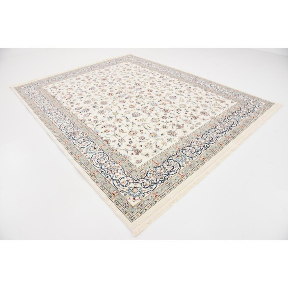 Unique Loom Leeds Narenj Rug, 8'x10' Traditional Area Rugs by