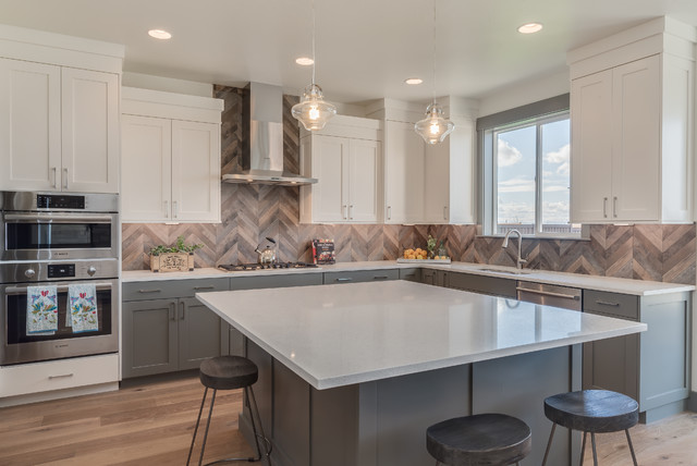 Transitional Craftsman clasico-renovado-cocina
