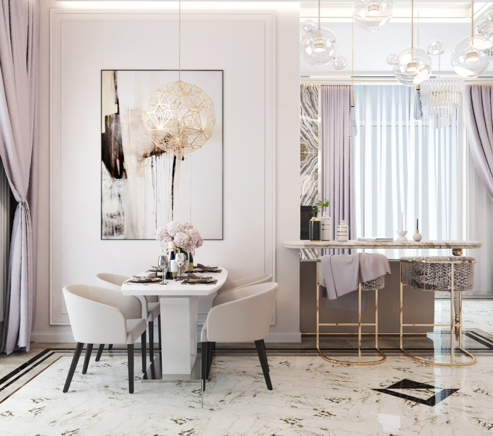 Дизайн-проект 4 комнатной квартиры в Анапе