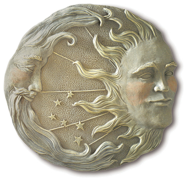 Outdoor Sun Wall Art koehler sun moon stars plaque - traditional - outdoor wall art Outdoor Sun Wall Art koehler sun moon stars plaque - traditional - outdoor wall art