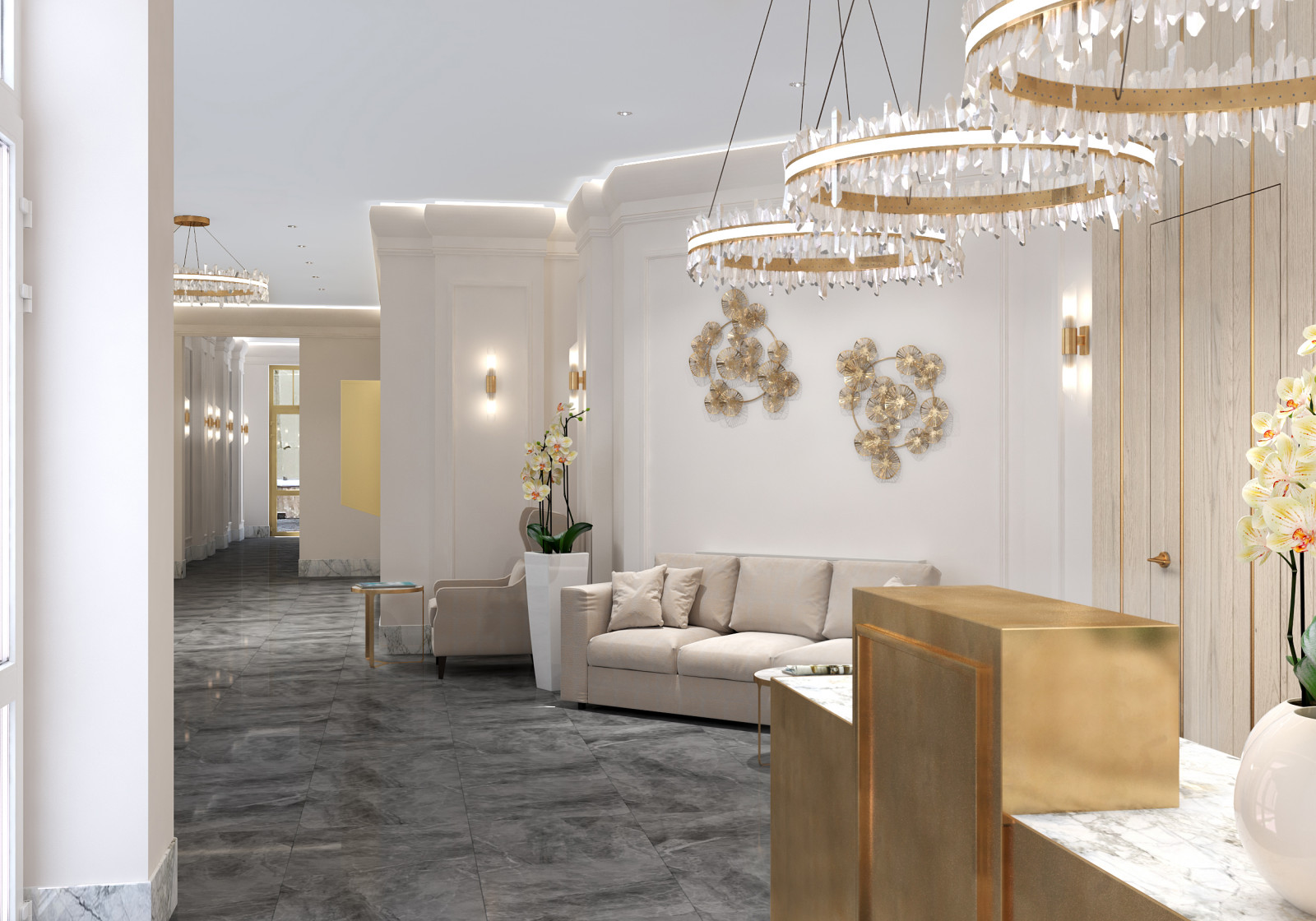 входная группа в ЖК