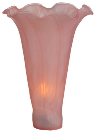 Meyda Tiffany 10156 Replacement Glass Shade for Meyda Tiffany - Pink