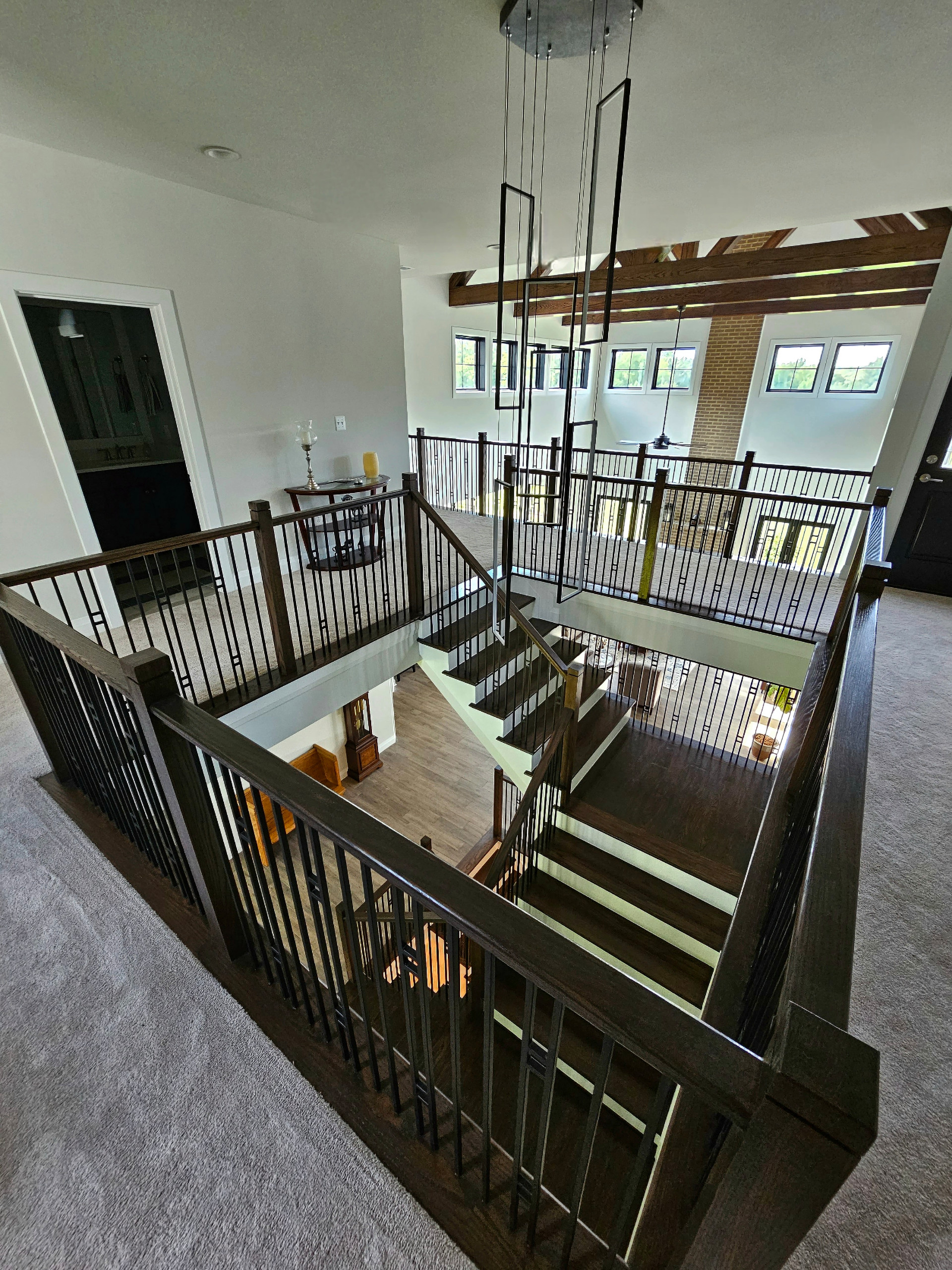 109_Impressive Floating Staircase in Countryside Retreat, Upper Marlboro, MD