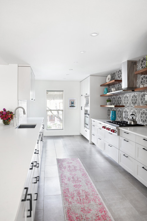 Traditional Charm: Achieve a Classic Look with a Traditional Backsplash and White Shaker Cabinets