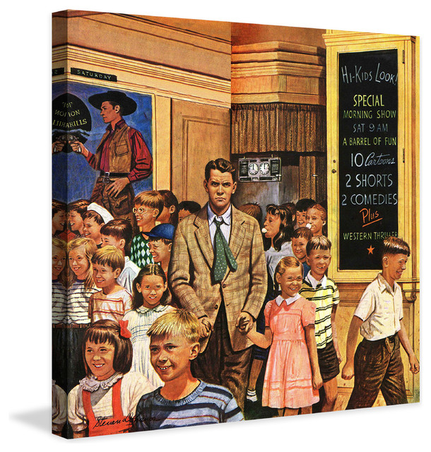After The Movie Painting Print On Canvas By Stevan Dohanos Traditional Prints And Posters By Marmont Hill