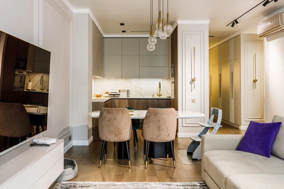 Красивая 3-х комнатная квартира в современном стиле