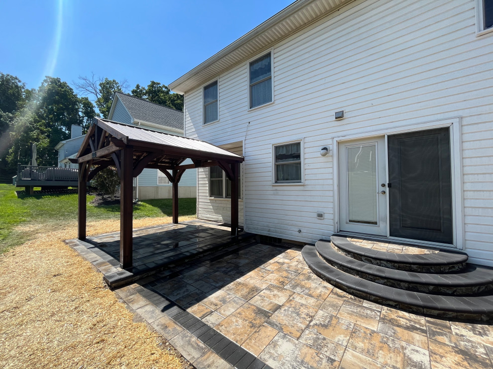 Perry Hall Patio, Pond, Pergola