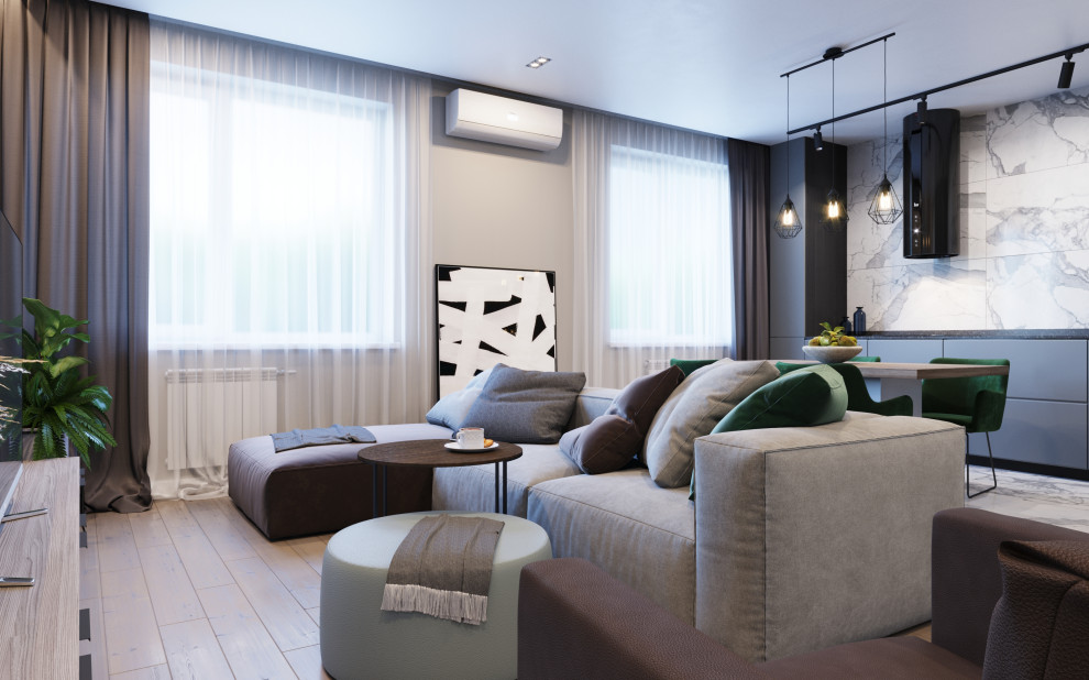 Современный интерьер в сдержанных тонах