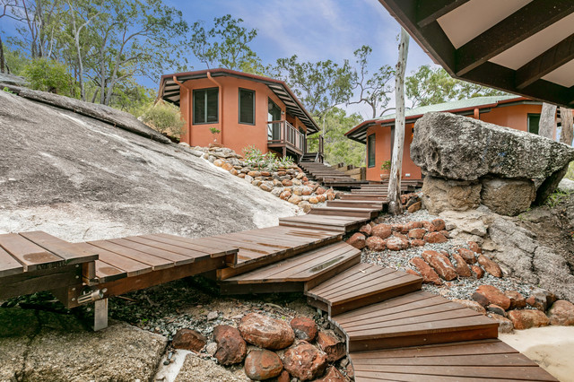 Off Grid Project rustikt-terrasse