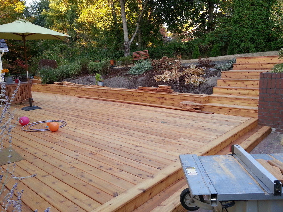 Elegant deck photo in Seattle