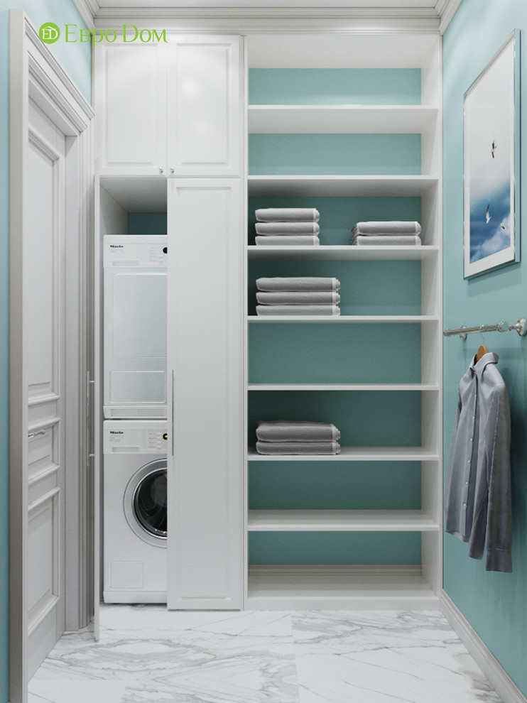 Дизайн четырехкомнатной квартиры 110 кв. м в стиле неоклассика. Фото проекта