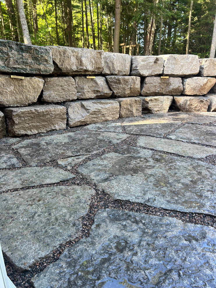 Amourstone Patio and Retaining Wall