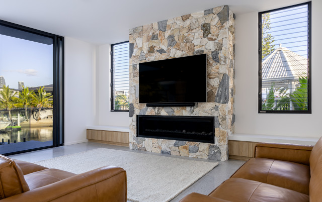 Beverley contemporary-vardagsrum