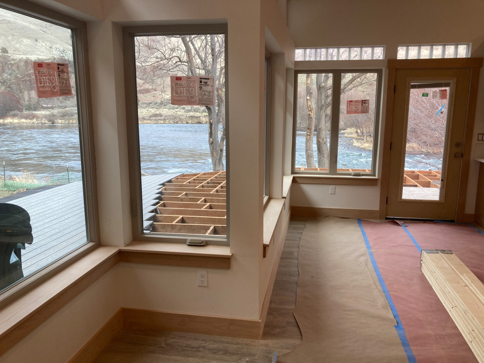 Beautiful Entry, window sills, and baseboards