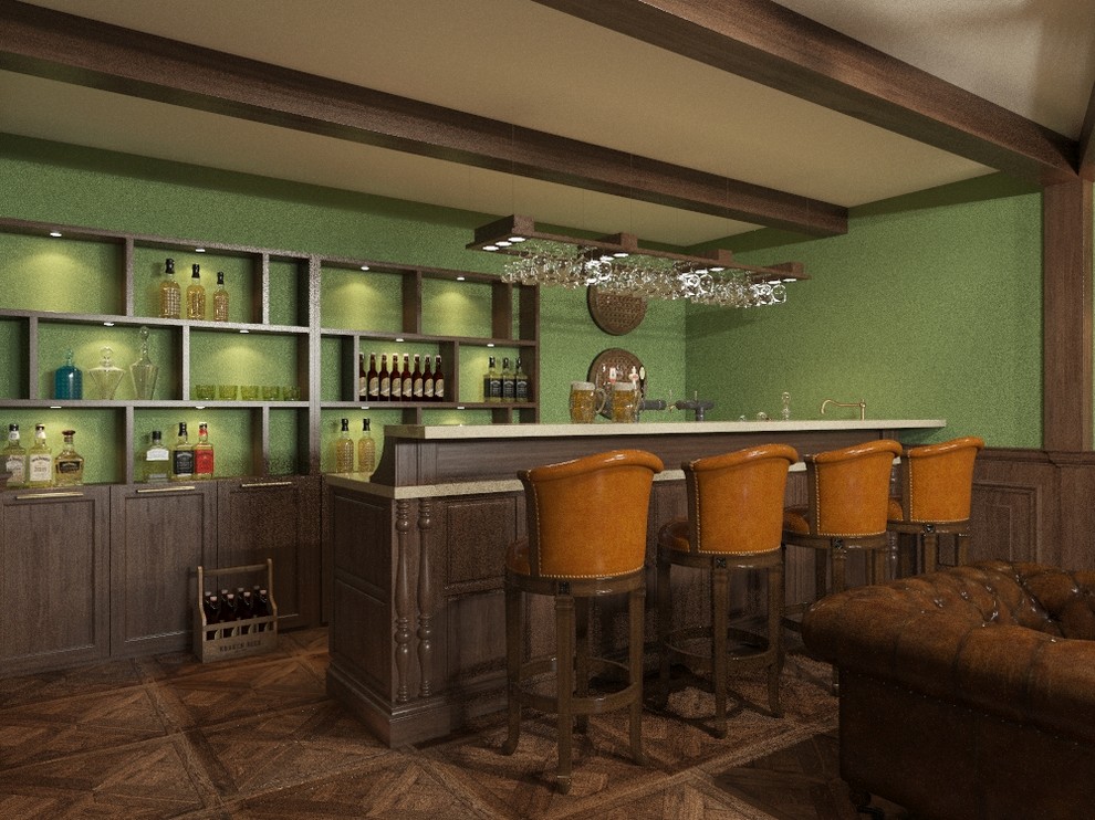 Комната отдыха в стиле английского паба