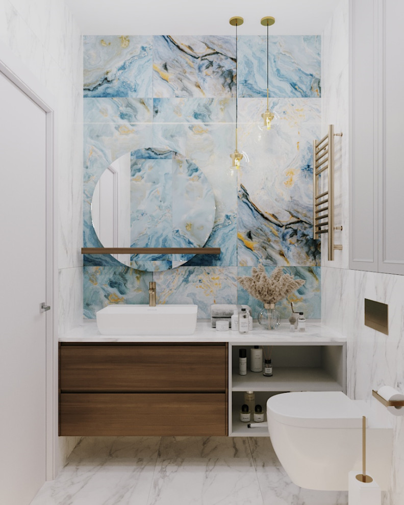 Проект квартиры 48м2 в Пушкине с частичной 3d-визуализацией