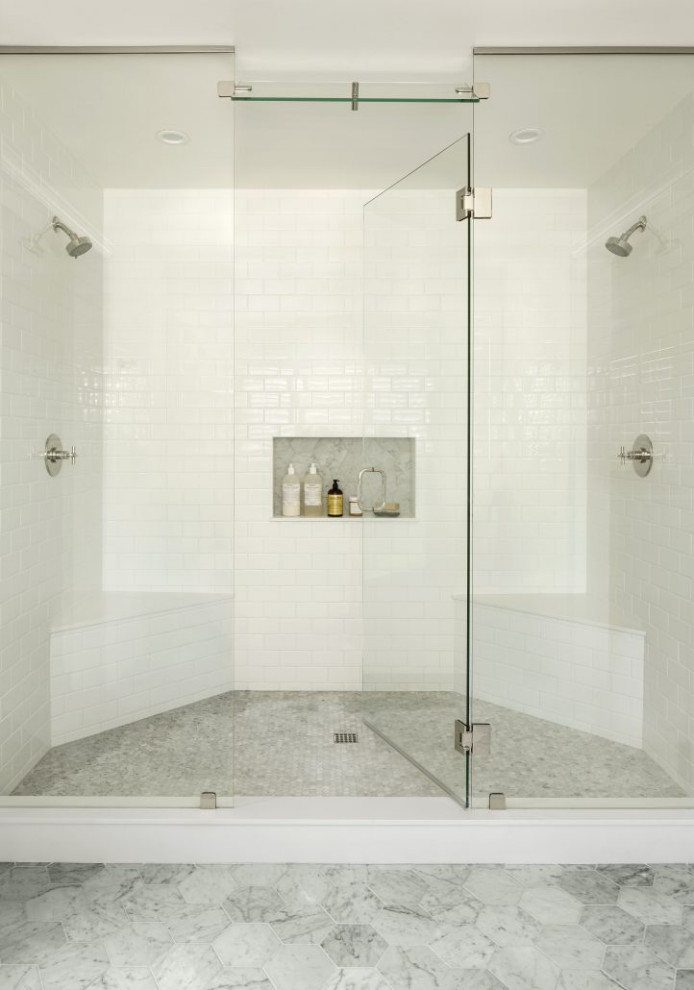 Bathroom - transitional bathroom idea in Denver