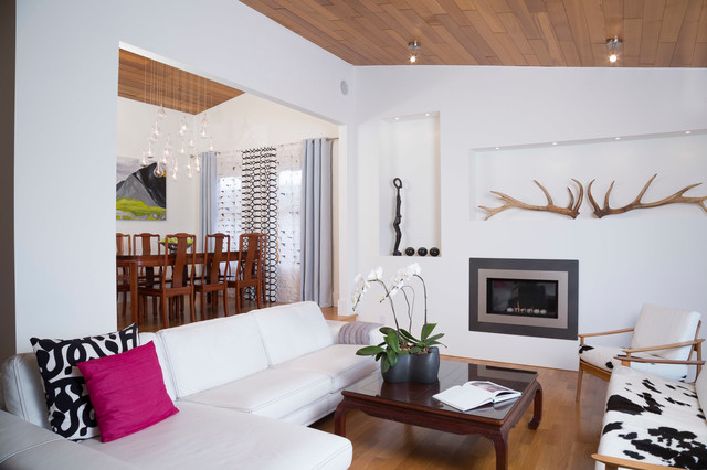 1980s Complete Remodel contemporary-vardagsrum