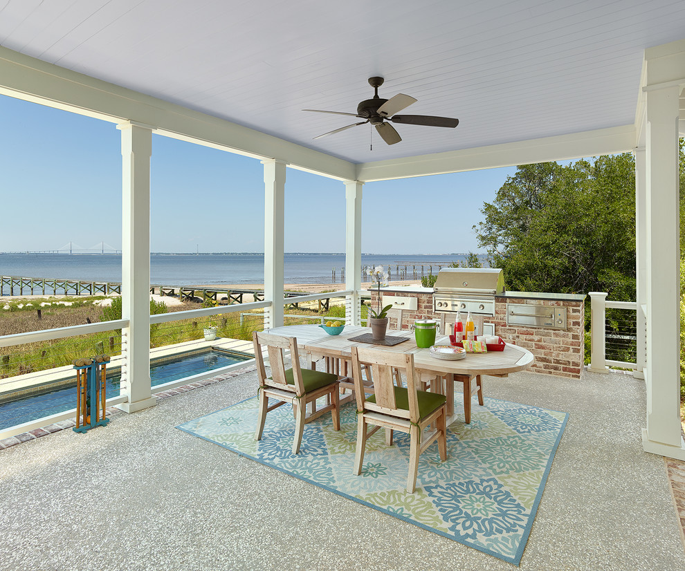 Design ideas for a beach style deck in Charleston.