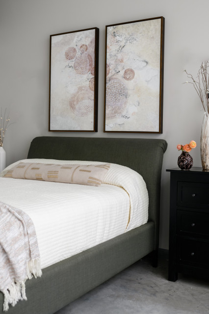 North Loop eclectic-bedroom