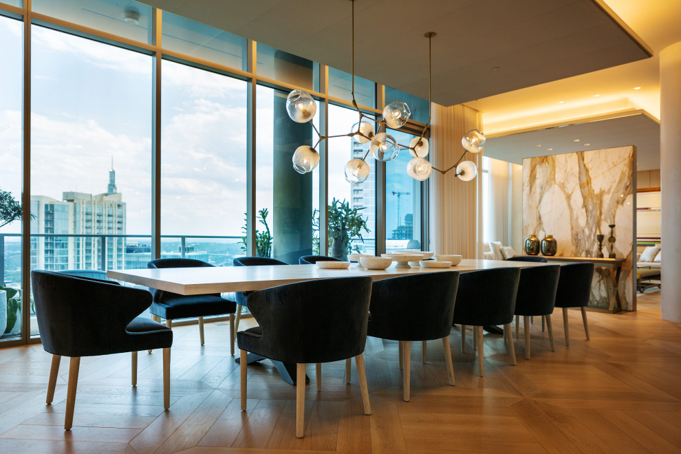 Luxury Penthouse - Contemporary - Dining Room - Austin - by Haas Home ...