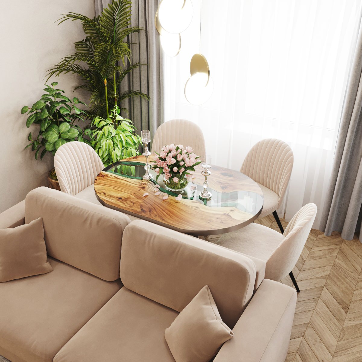 Квартира 43 метра в современном стиле