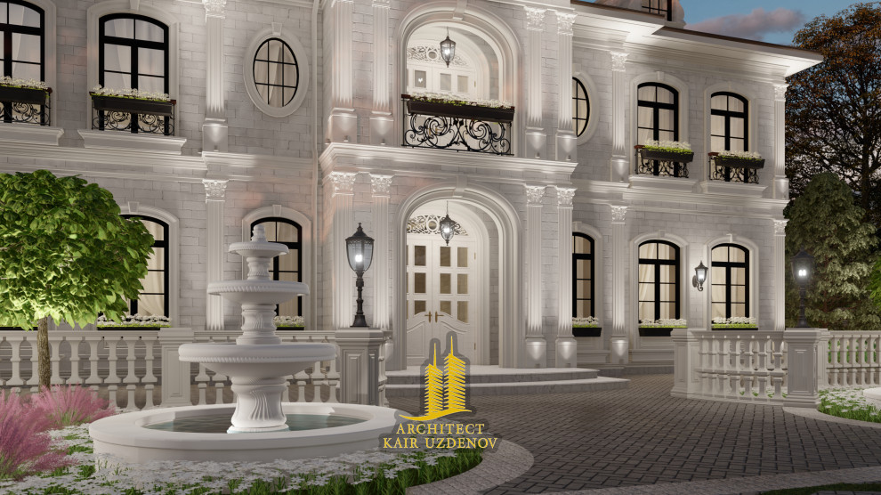 Проект дома в стиле Французский ренесанс