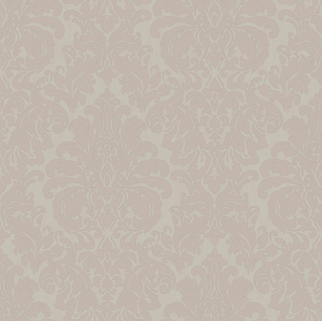 Betina Rose Damask Wallpaper Traditional Wallpaper by Brewster