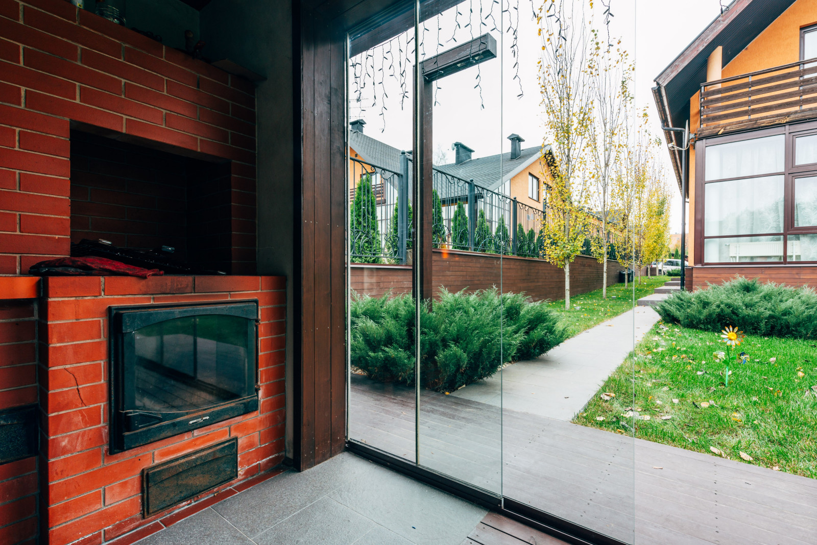 Гостиная в саду