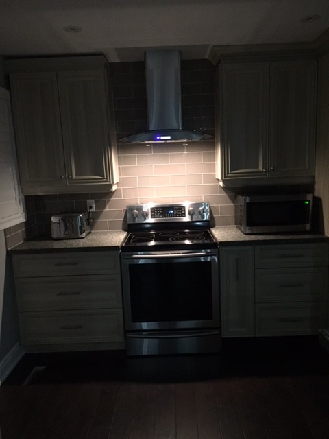Main floor renovation including removing a bearing wall and full kitchen remodel