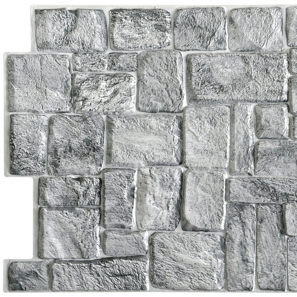 Grey Old Stone 3D Wall Panels - Contemporary - Wall Panels - by Dundee ...