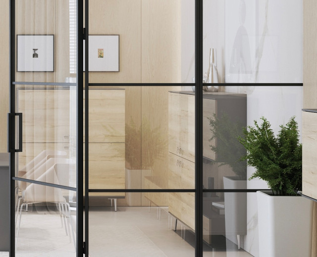 Door & Glazing System (Screens, Sliding & Hinged) Moderne Spisestue