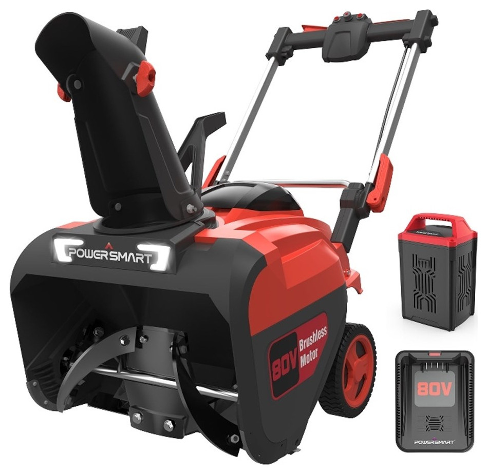 Snow Blower Battery Powered Snow Blower Electric Snow Thrower Cordless
